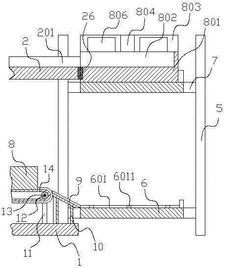 Device for lifting bicycles into garage for three-dimensional bicycle parking garage