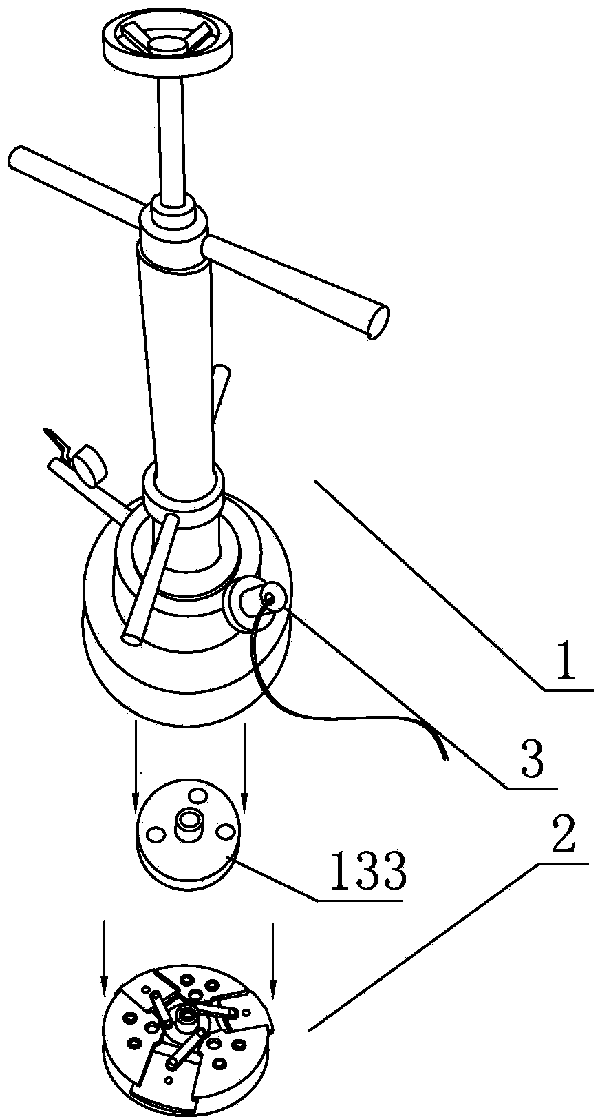 Visual pipe fitting blockage mechanism and blockage method thereof