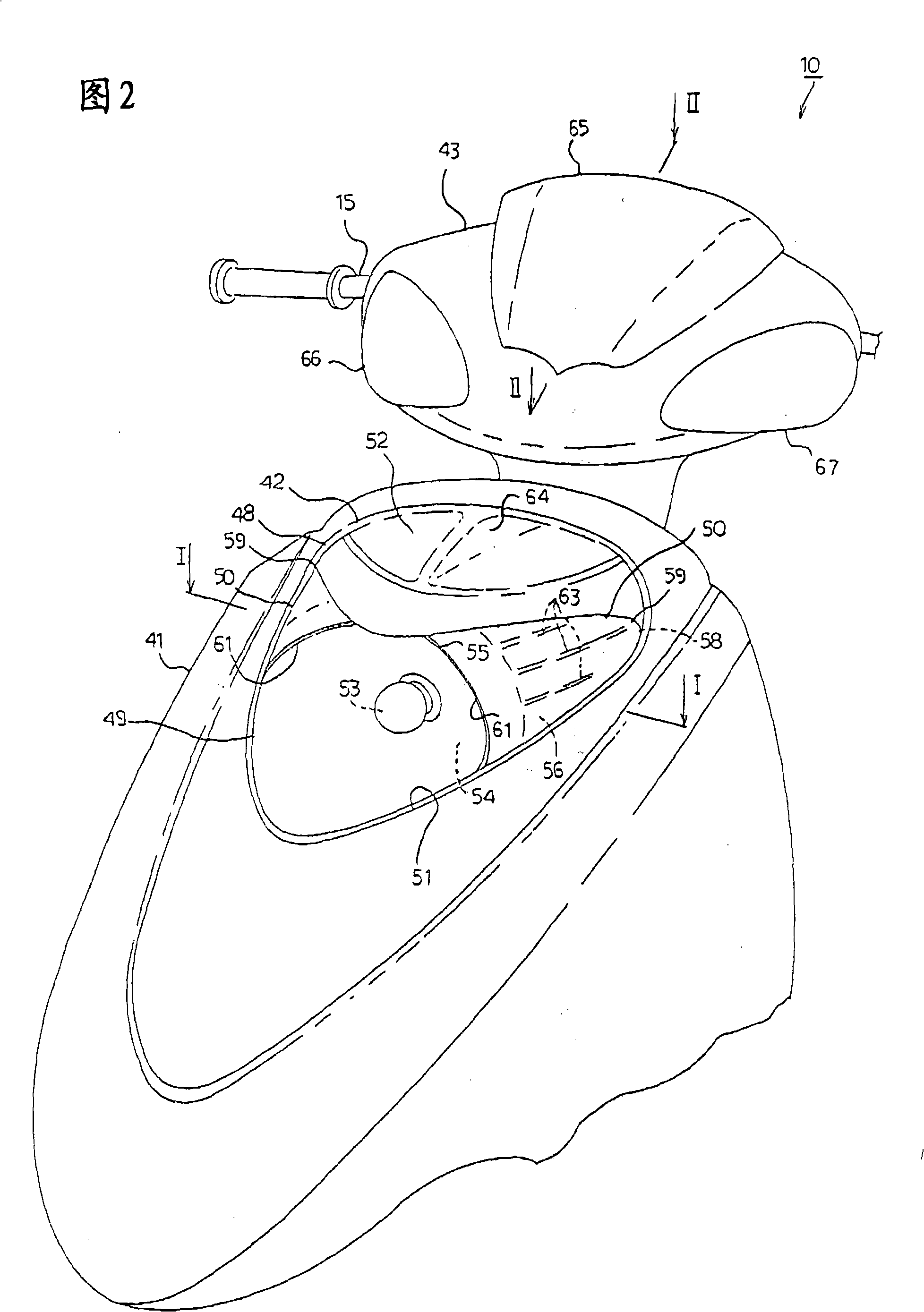 Head lamp construction