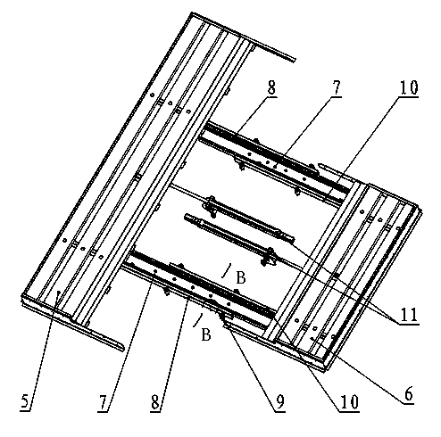 Retractable device for lifting cover plate of special vehicle