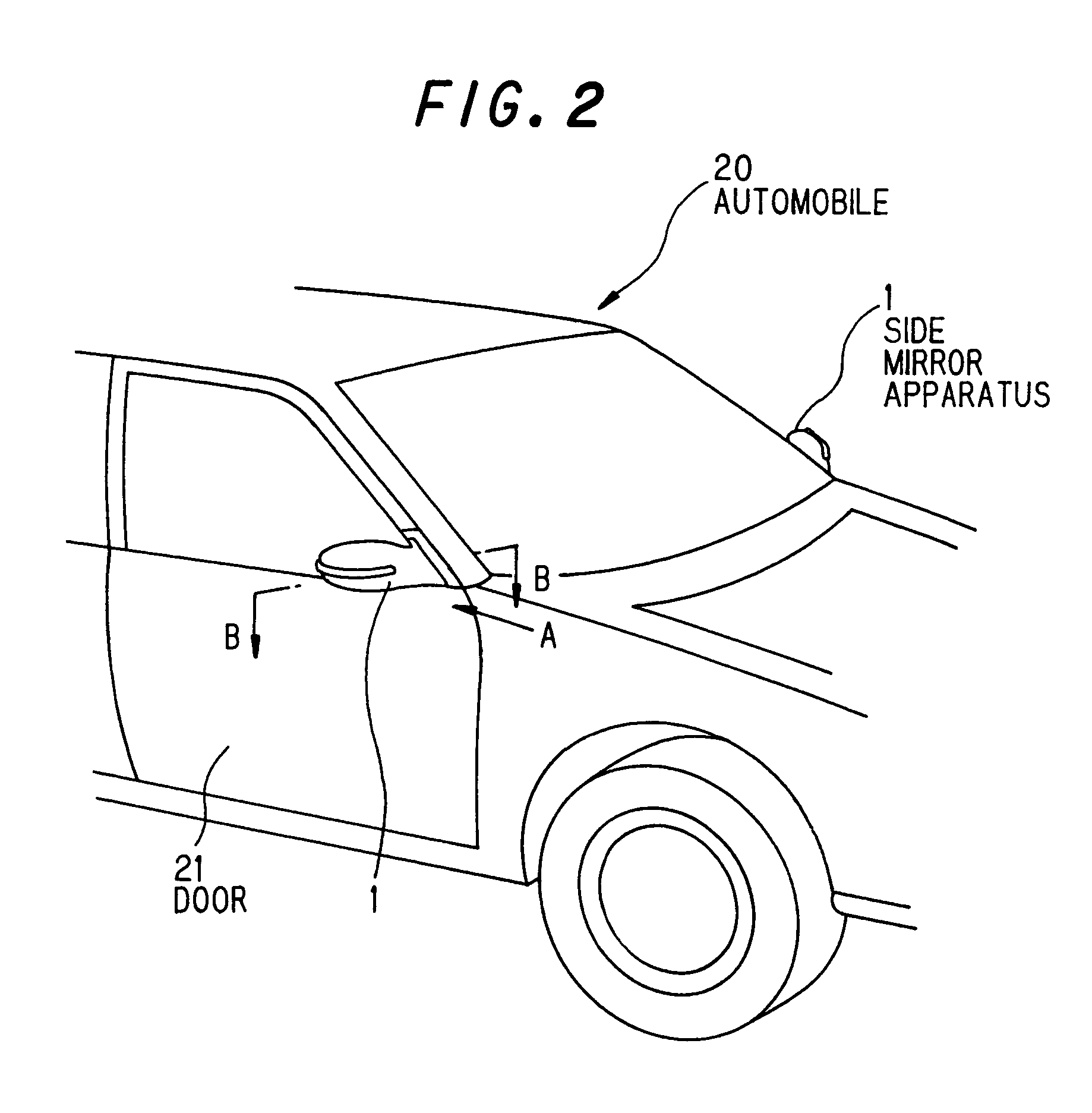 Vehicle rearview mirror including a light-emitting diode apparatus
