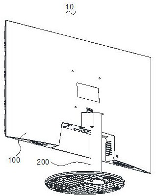 Easy-to-mount display shell structure