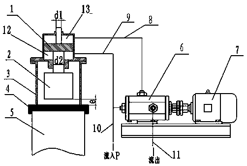 Hydraulic excitation high-frequency linear impact device
