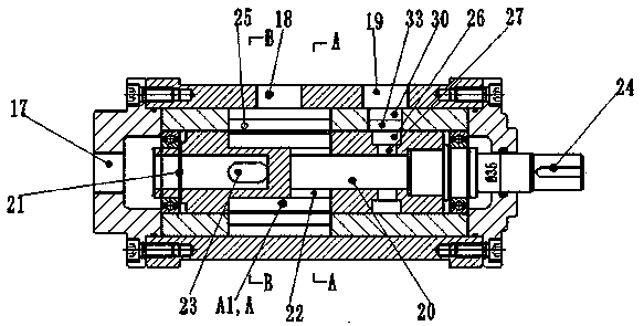 Hydraulic excitation high-frequency linear impact device