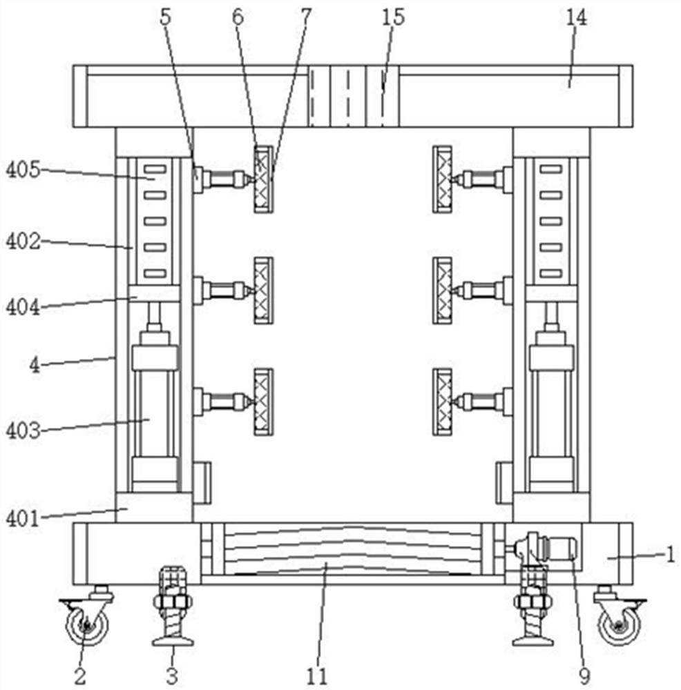 Steel beam vertical splicing auxiliary balancing device and using method thereof