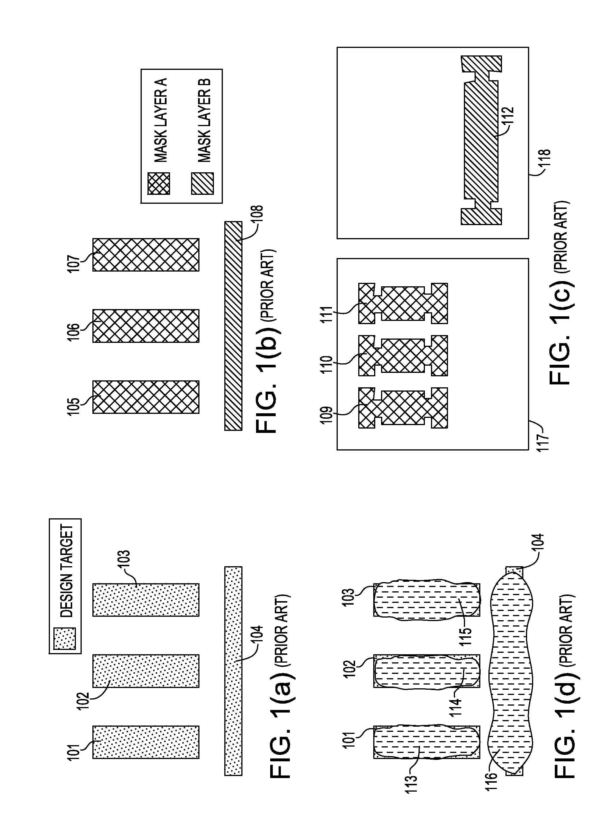 Decomposition with multiple exposures in a process window based opc flow using tolerance bands