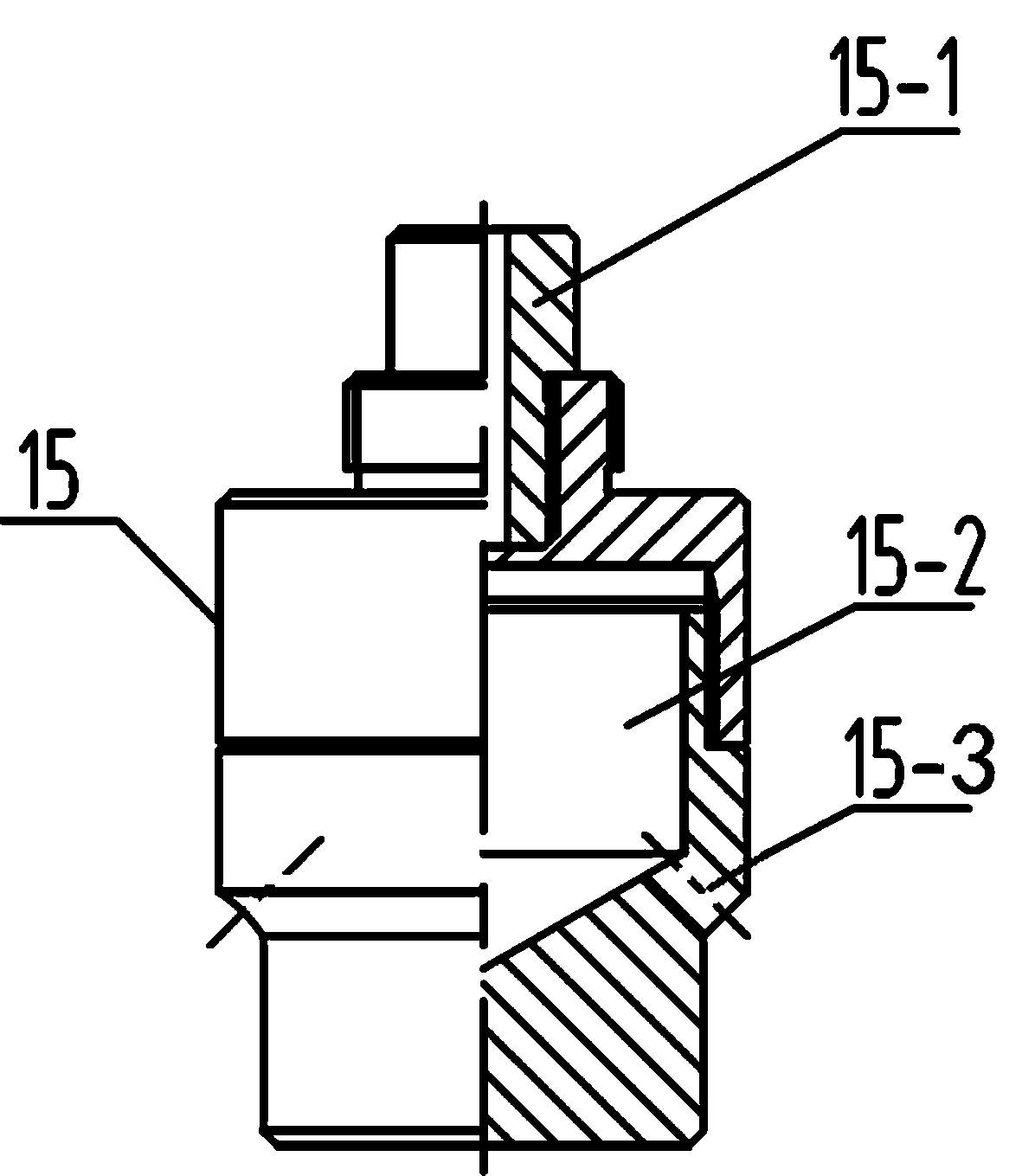 Differential type air-drilling coring device and differential type air-drilling coring method
