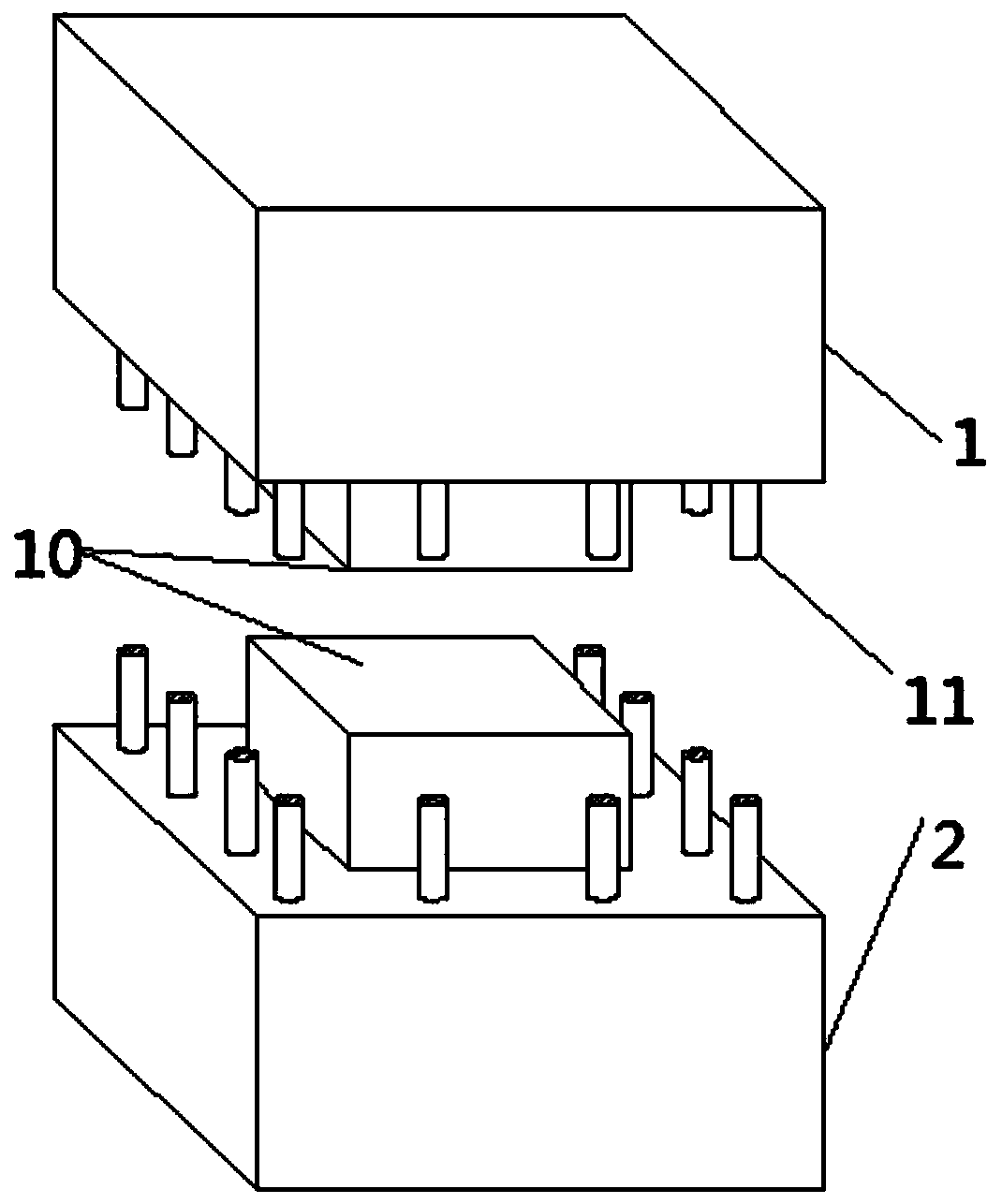 Assembling joint of reinforced concrete column and assembling method