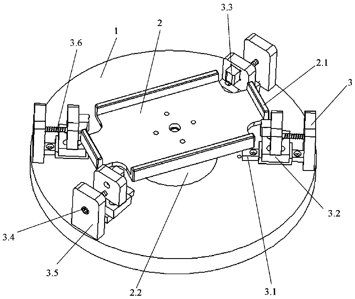 A device for repairing large r-angles