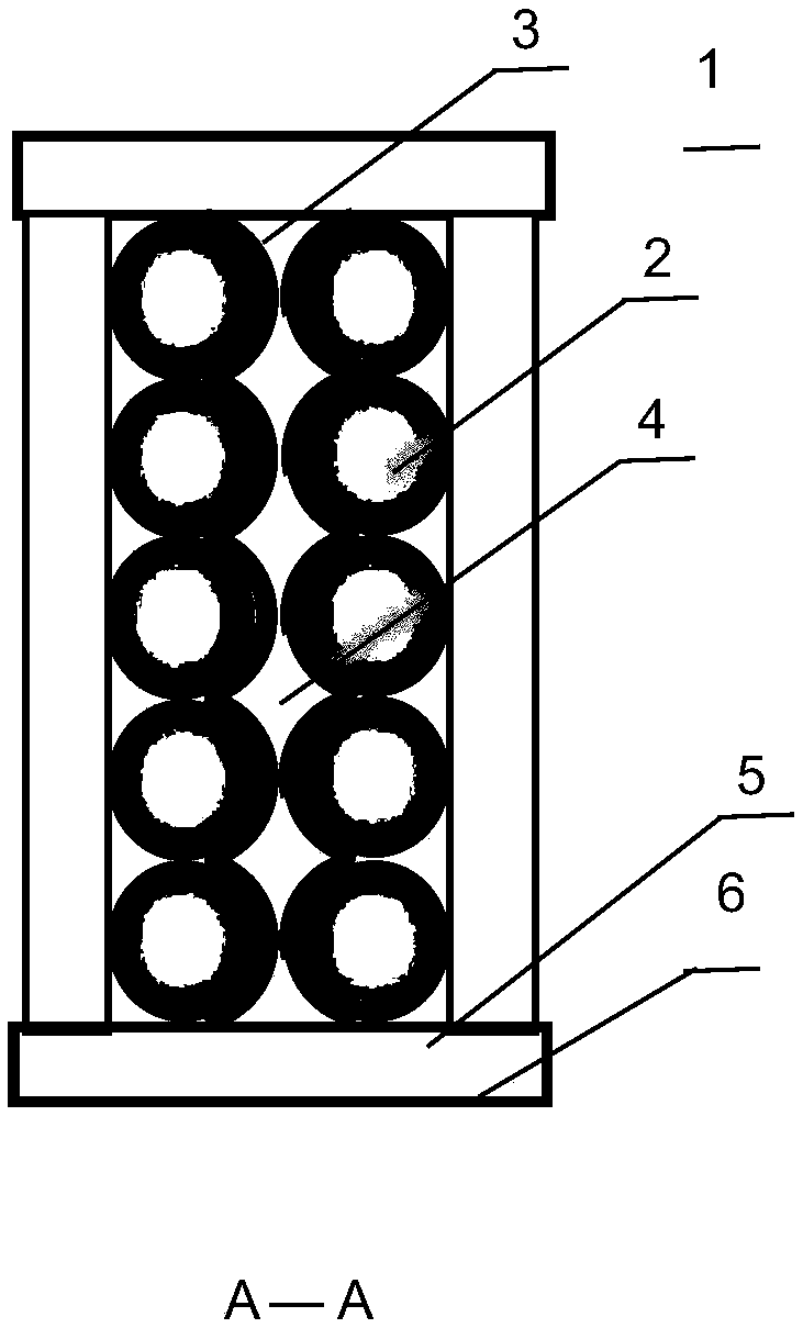 An ordered and densely arranged microcavity structure membrane vacuum glass