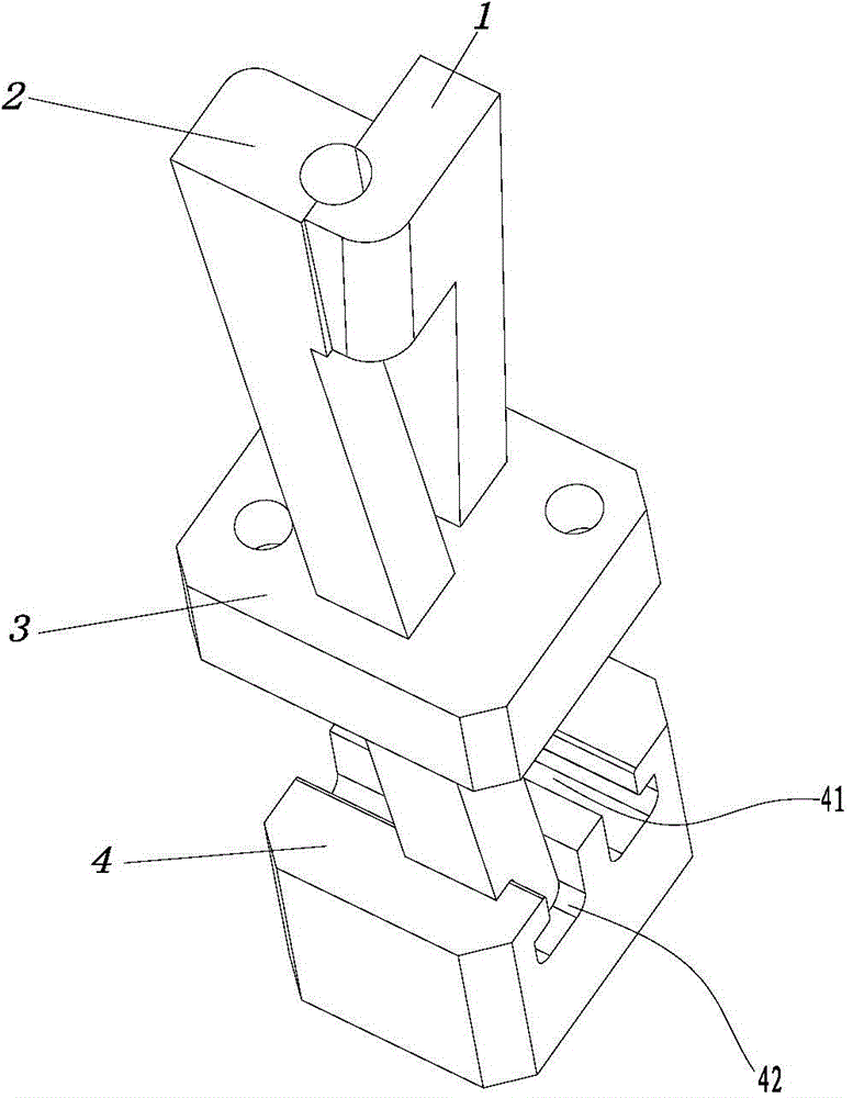 Dual-inclined ejecting split type ejection mechanism for injection mold