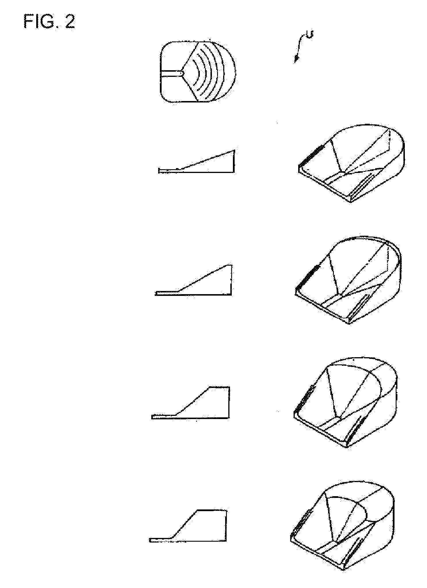 In-mouth cavity tracing device