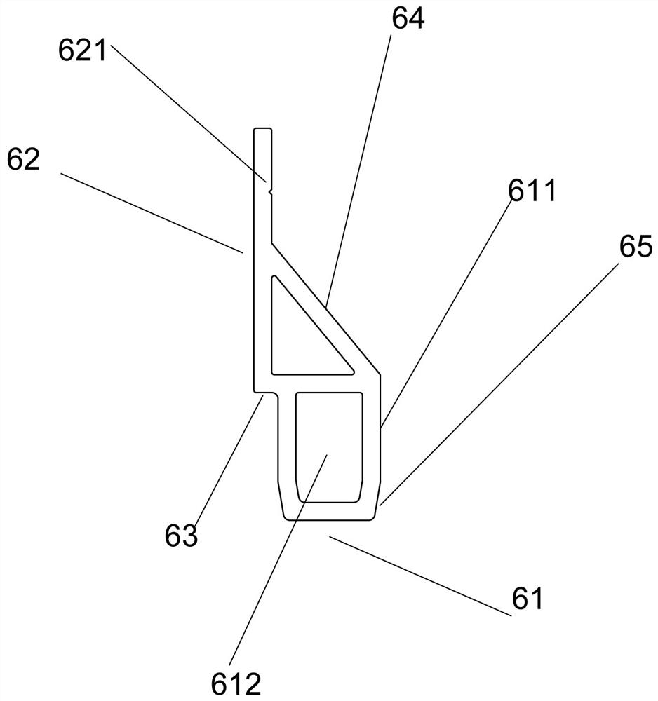 Internal corner connecting structure and mounting method