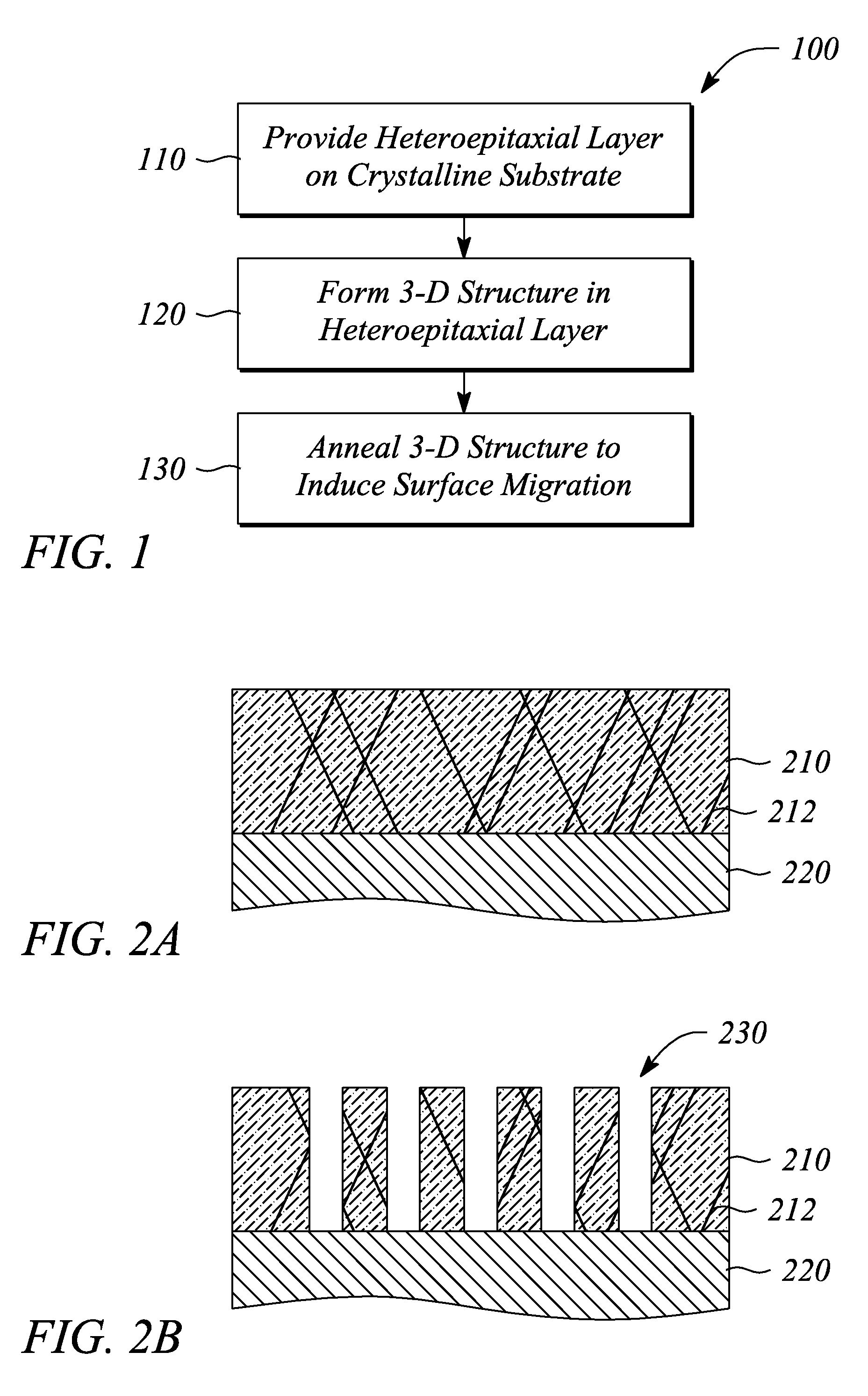 Suspended mono-crystalline structure and method of fabrication from a heteroepitaxial layer