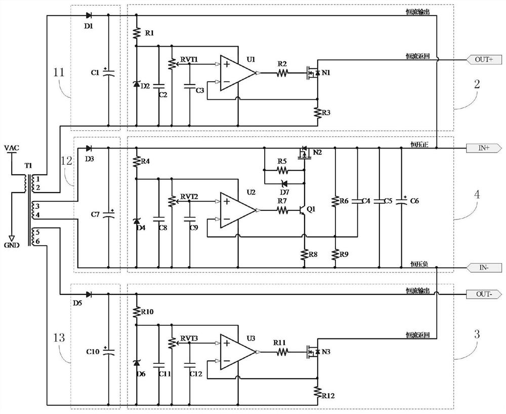 Circuit for aging of DC passive emi filter