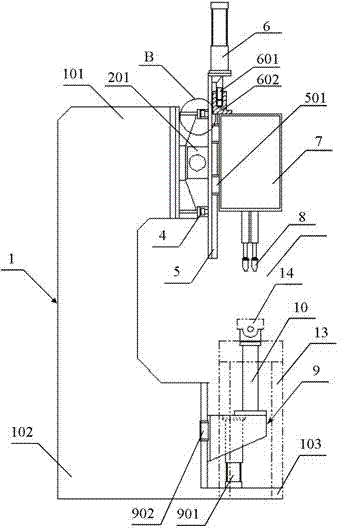 Automatic tightening device for double-end studs and nuts