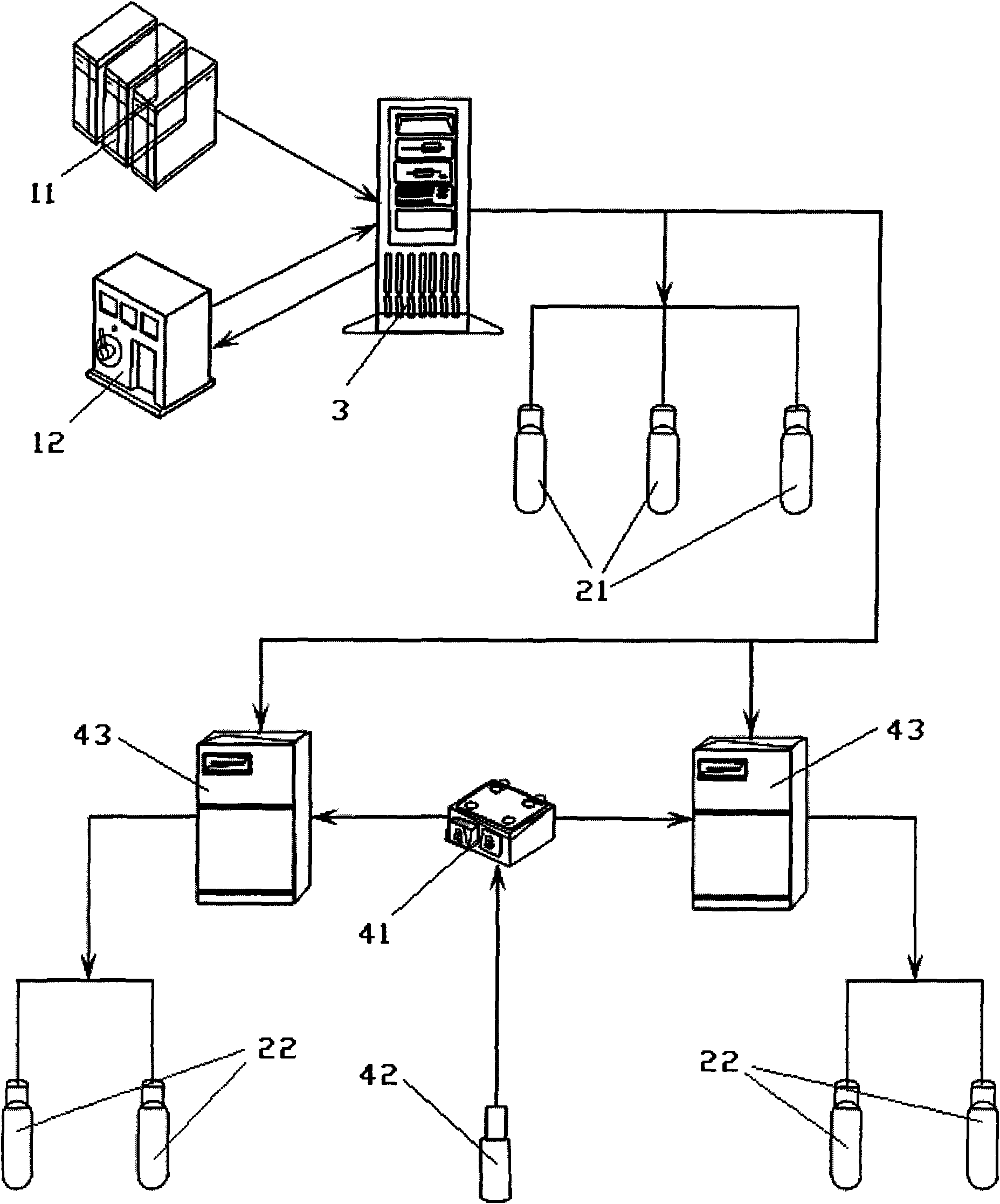 Device for controlling engineering precipitation