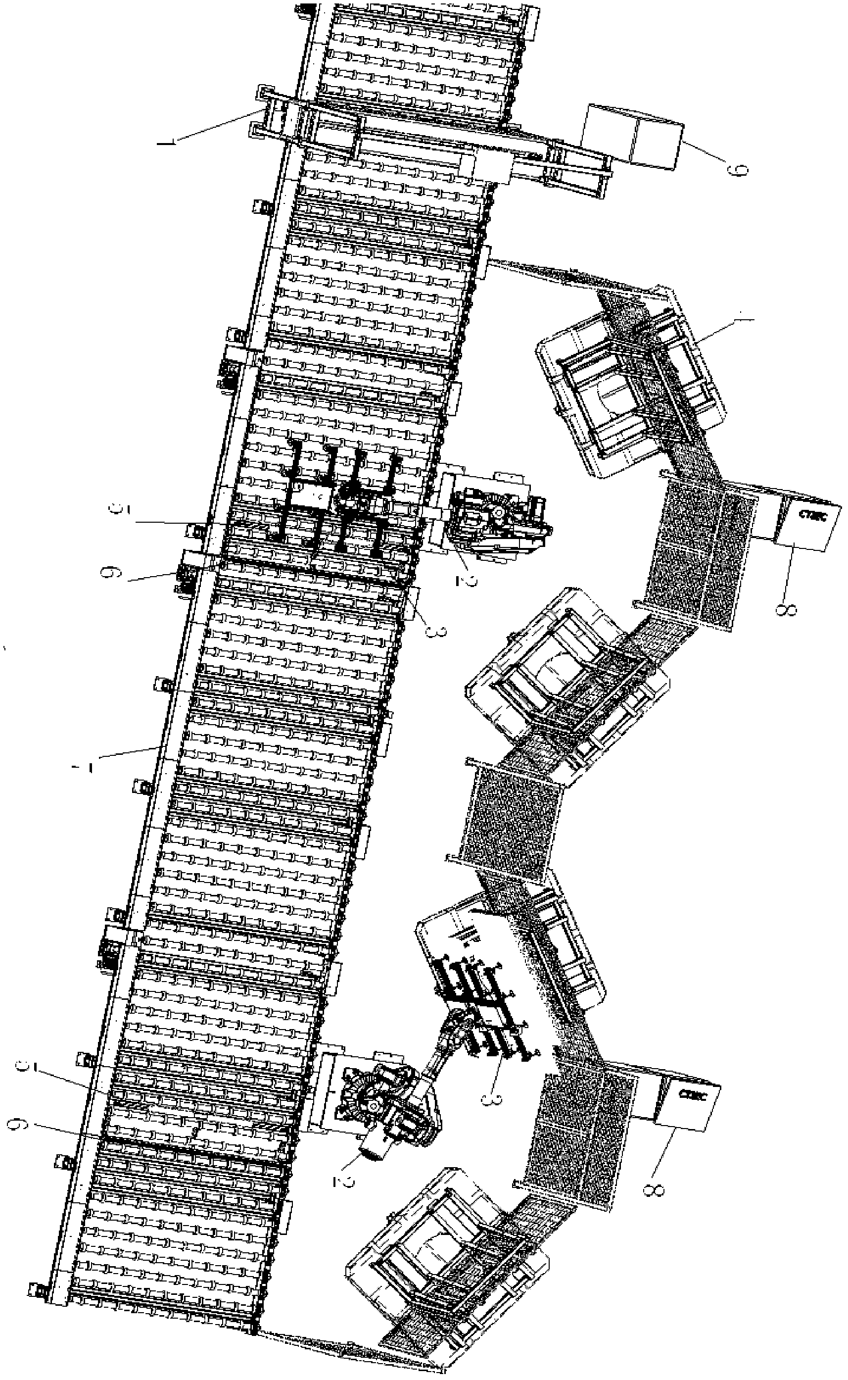 Method of manipulator stacking system for glass