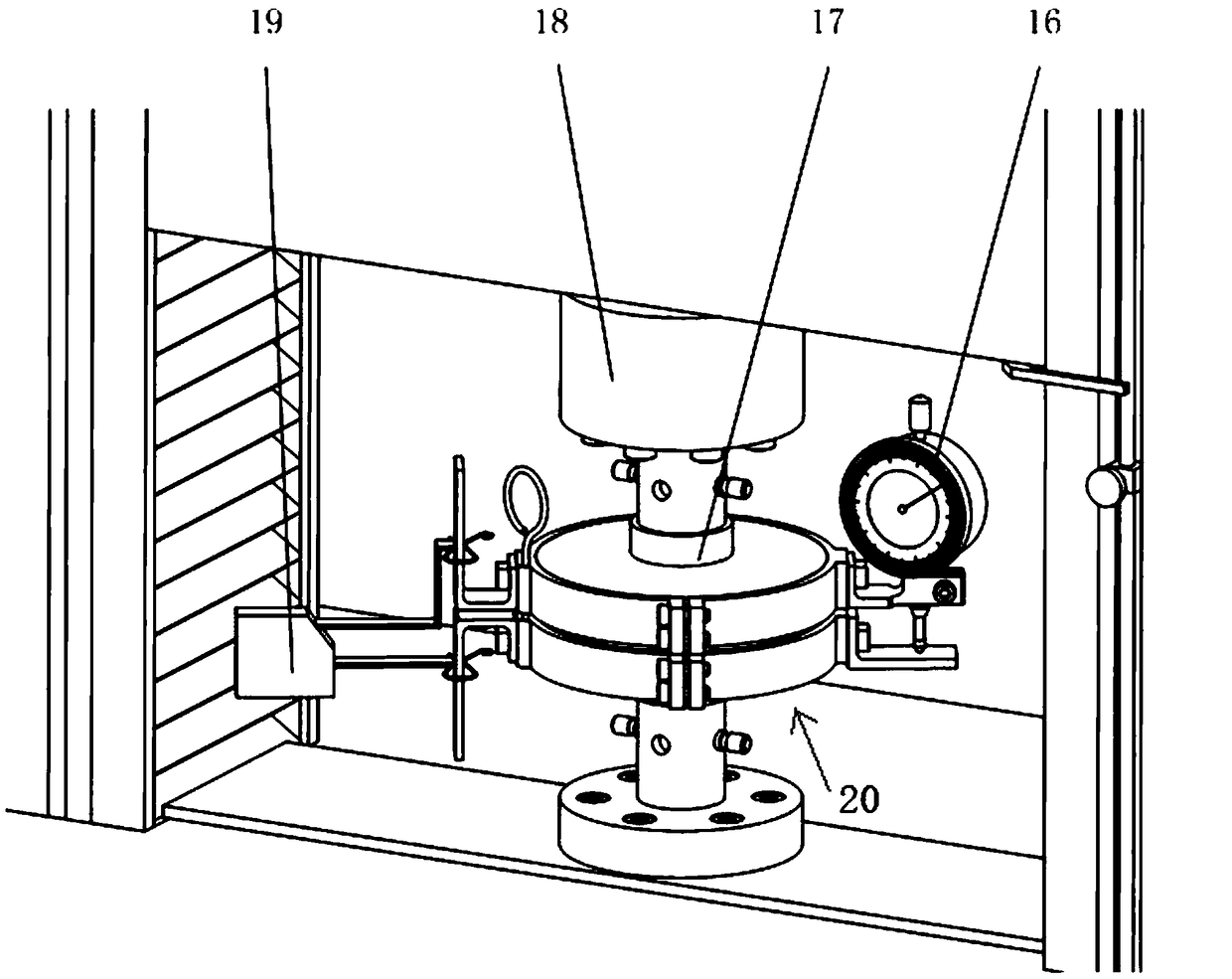 Auxiliary test tool and method for wave spring