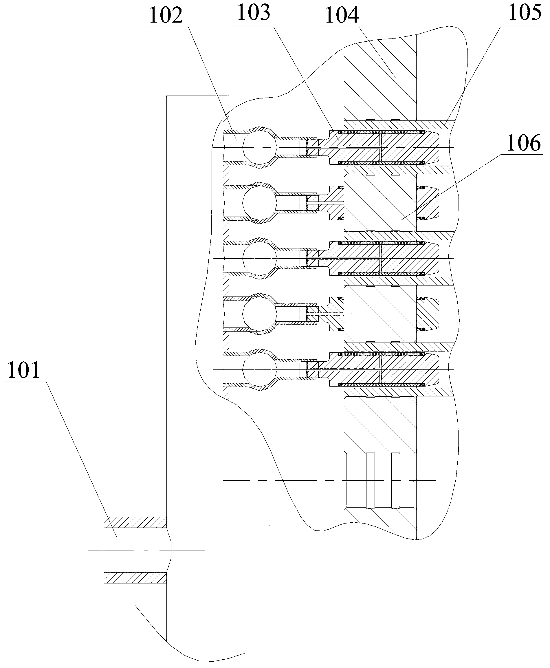 Porous expanded connection device