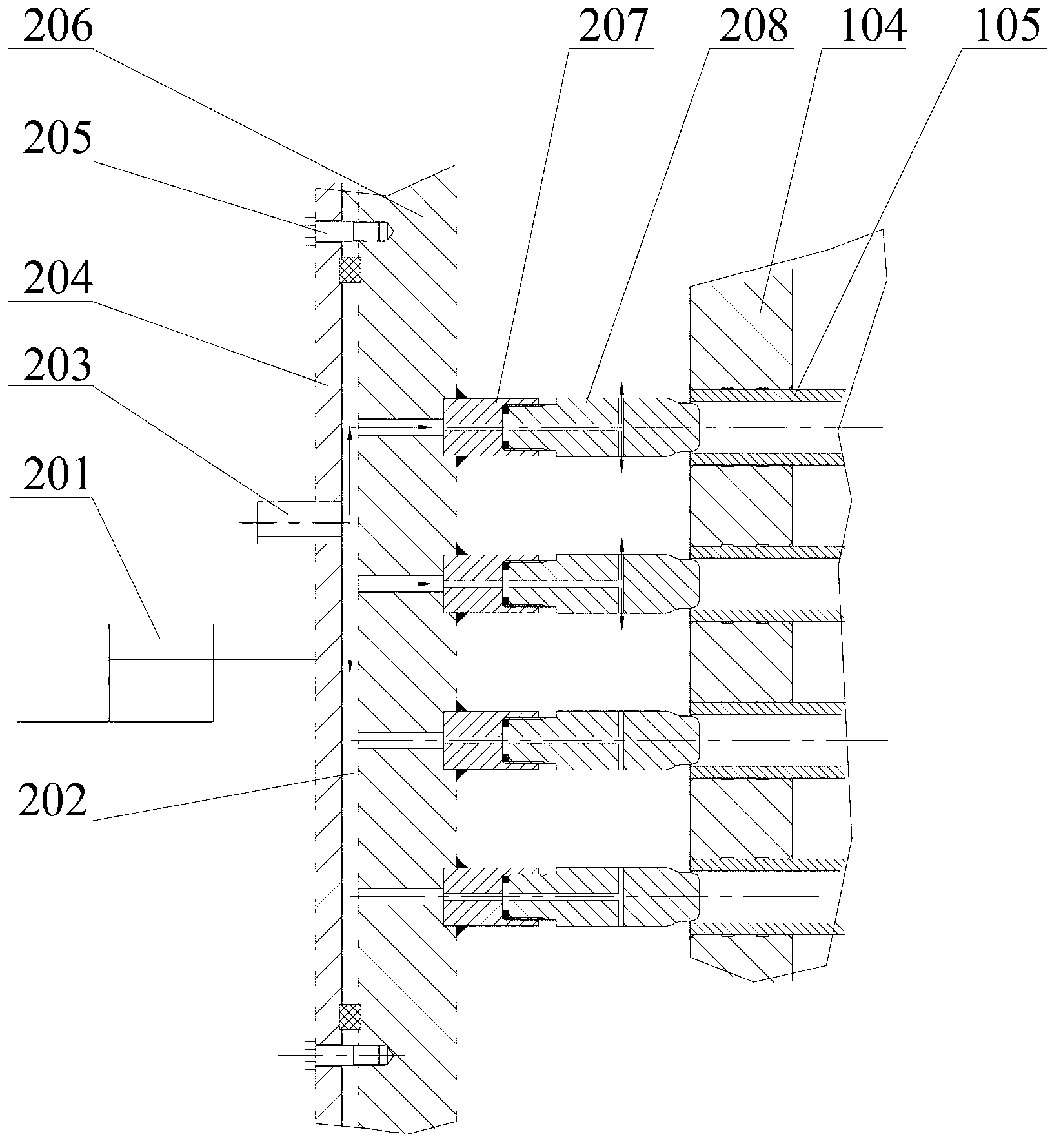 Porous expanded connection device