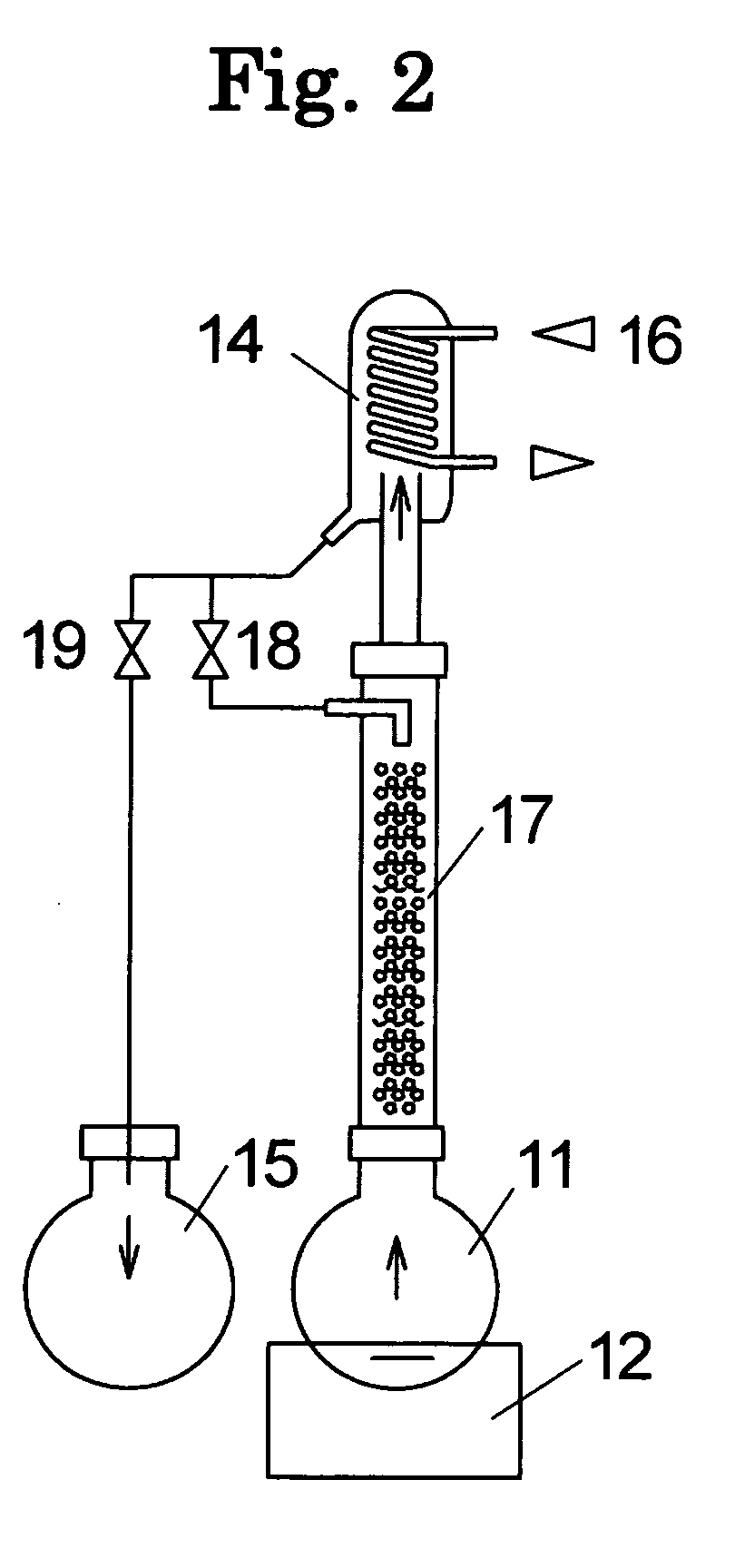 Apparatus for Gasifying and Separating a Liquid Medium or the Like
