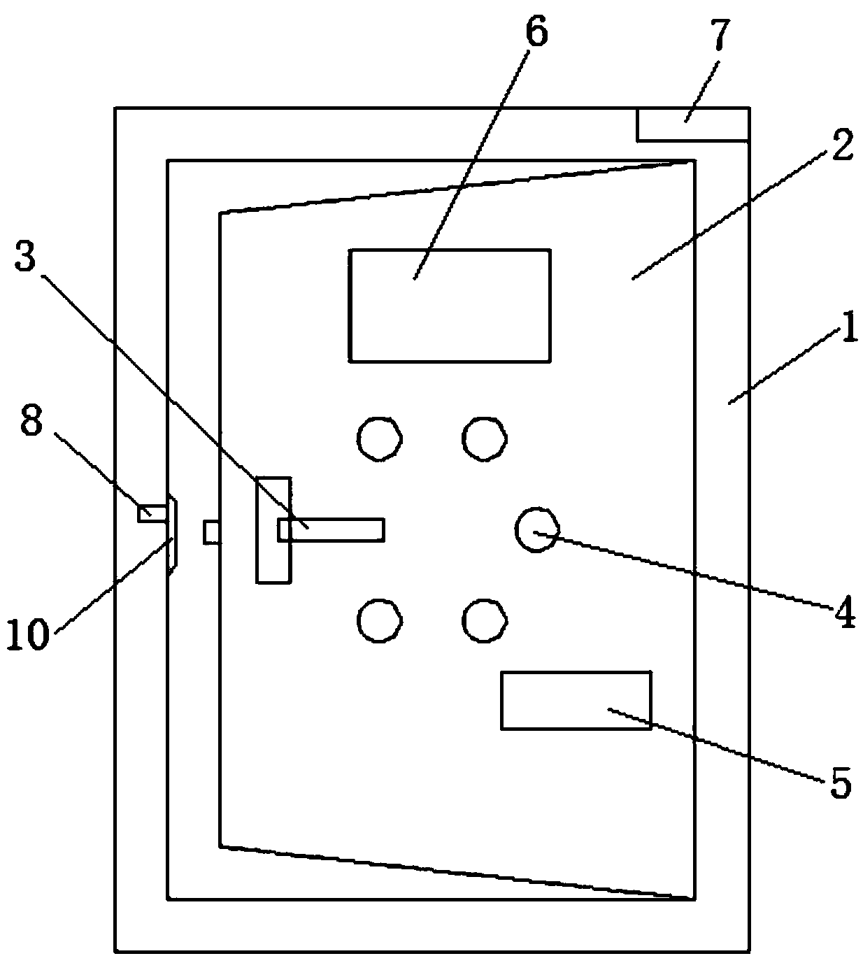 Formaldehyde content detection smart home door-window system