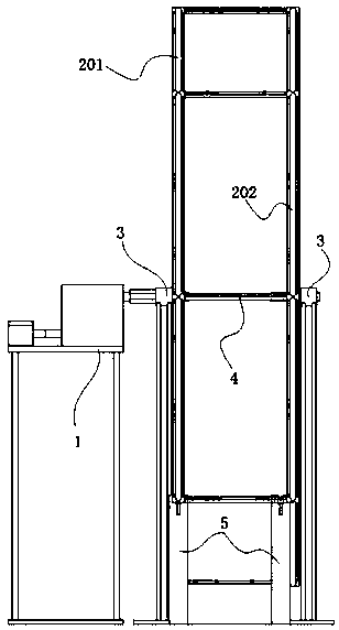 Rotary car parking equipment