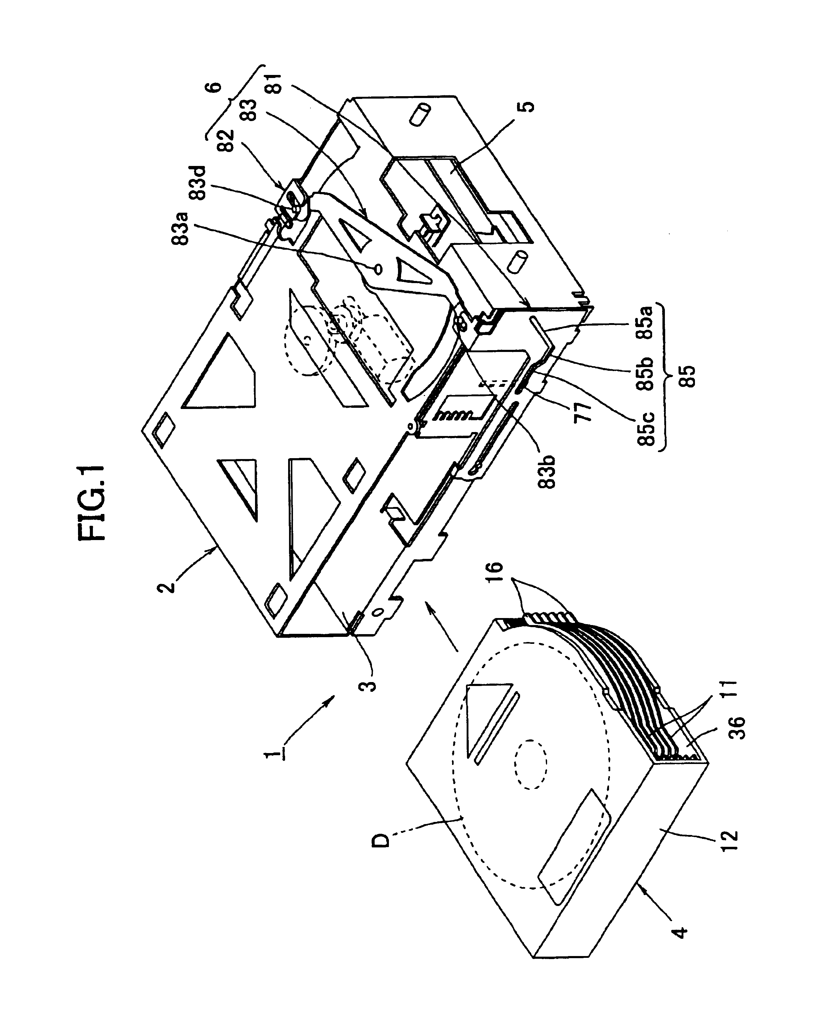 Disc cartridge and disc recording and/or reproducing apparatus