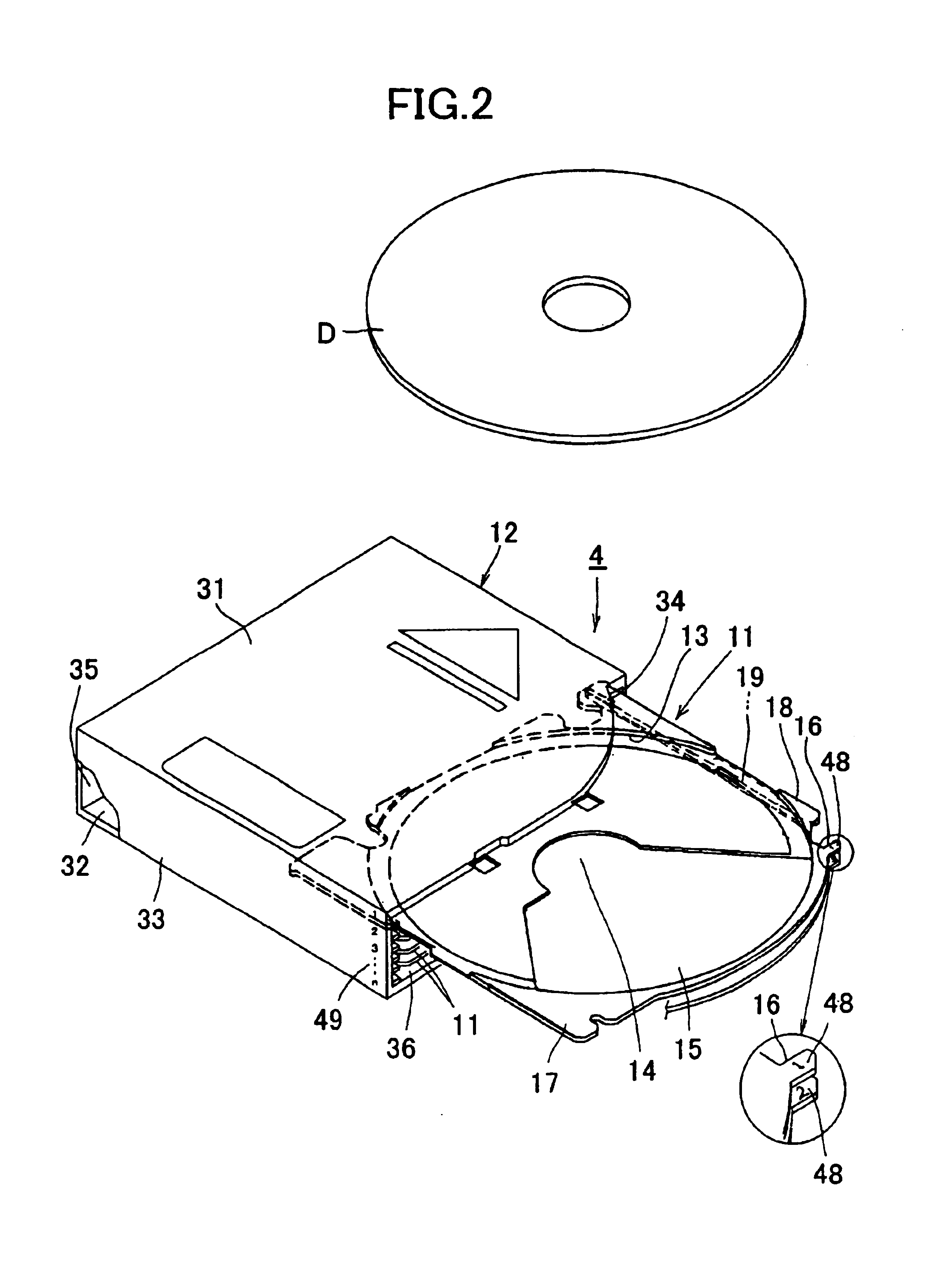 Disc cartridge and disc recording and/or reproducing apparatus