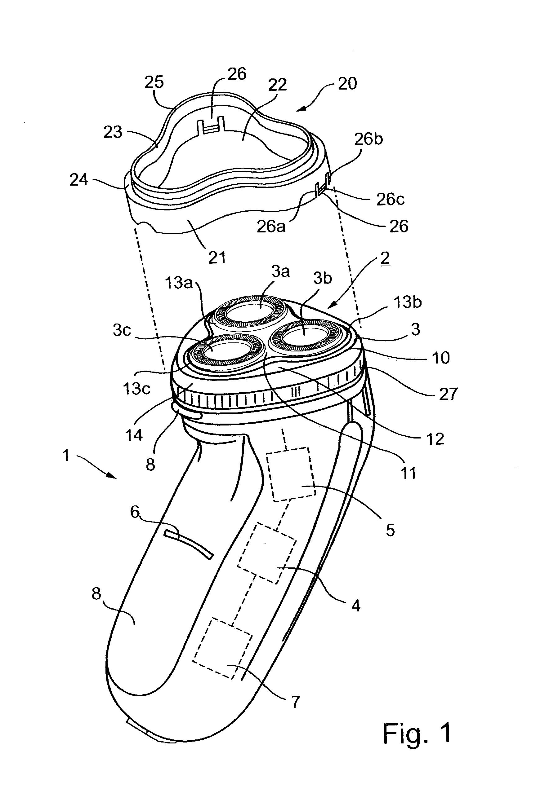 Attachments for electrical shaver and auxiliary cleaning device useful for electrical shaver