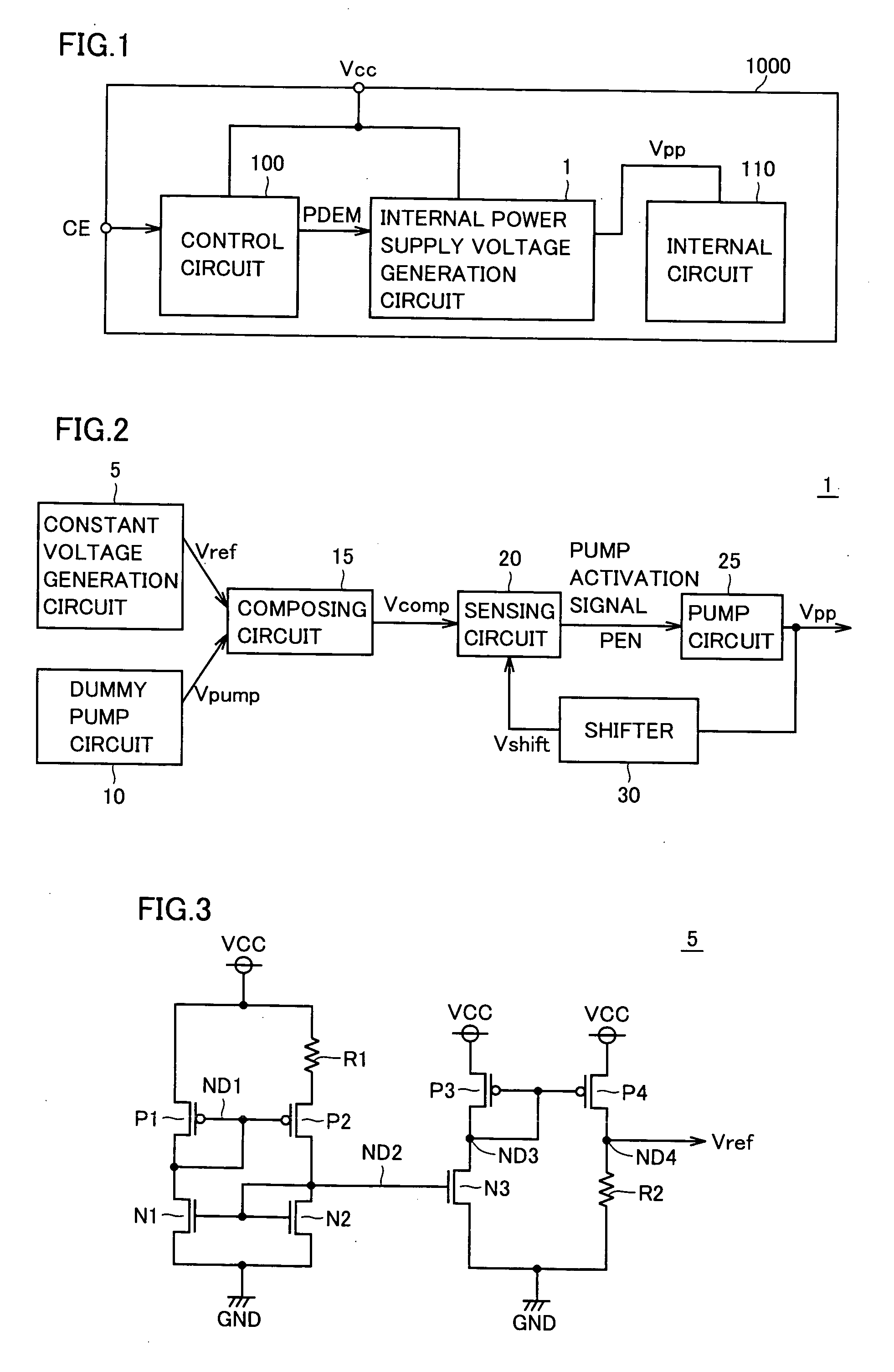 Semiconductor device having internal power supply voltage generation circuit