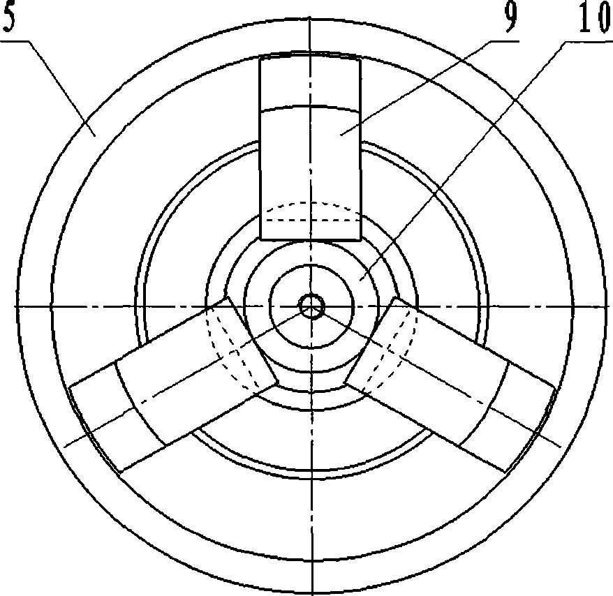 Self-centering end face compressed centering structure