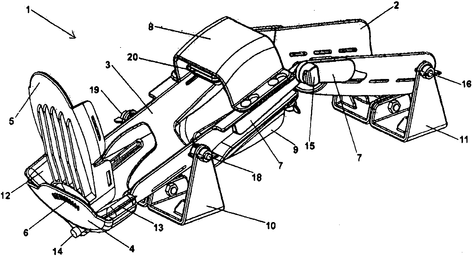 Device for measuring knee laxity