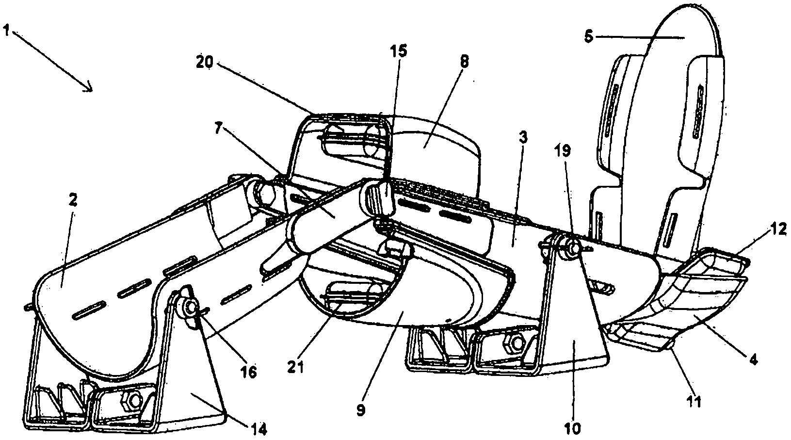 Device for measuring knee laxity