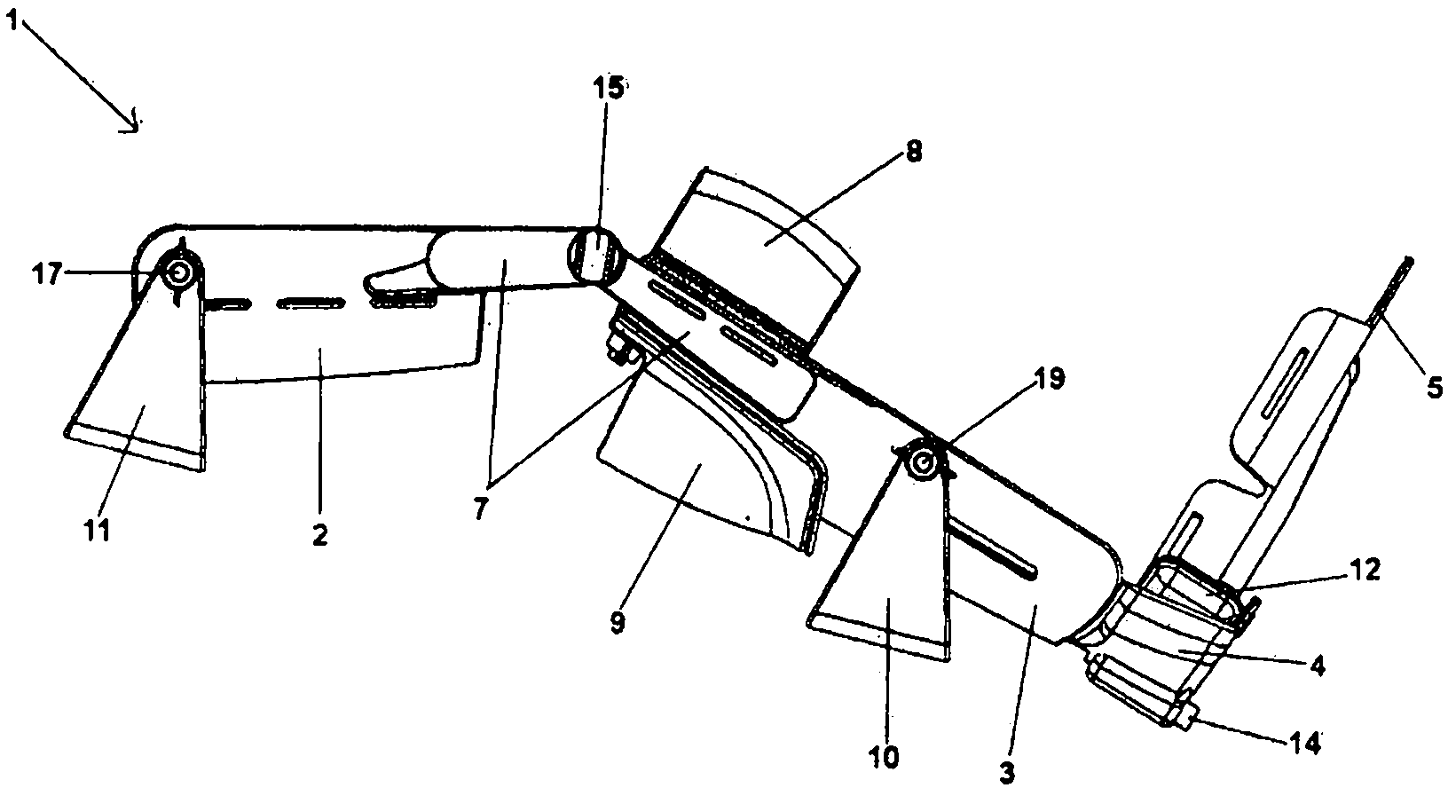 Device for measuring knee laxity