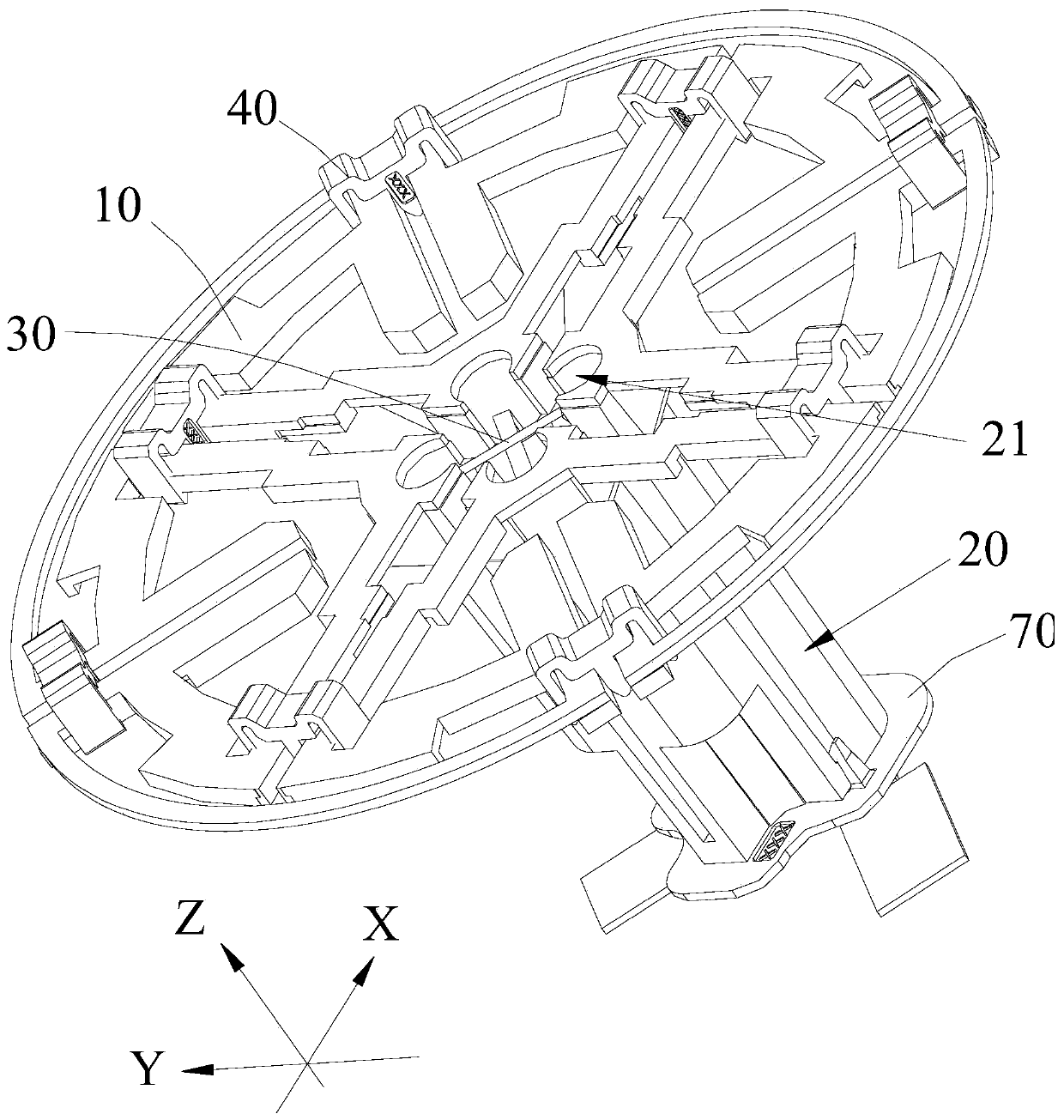 Dual-polarized radiating element and base station antenna