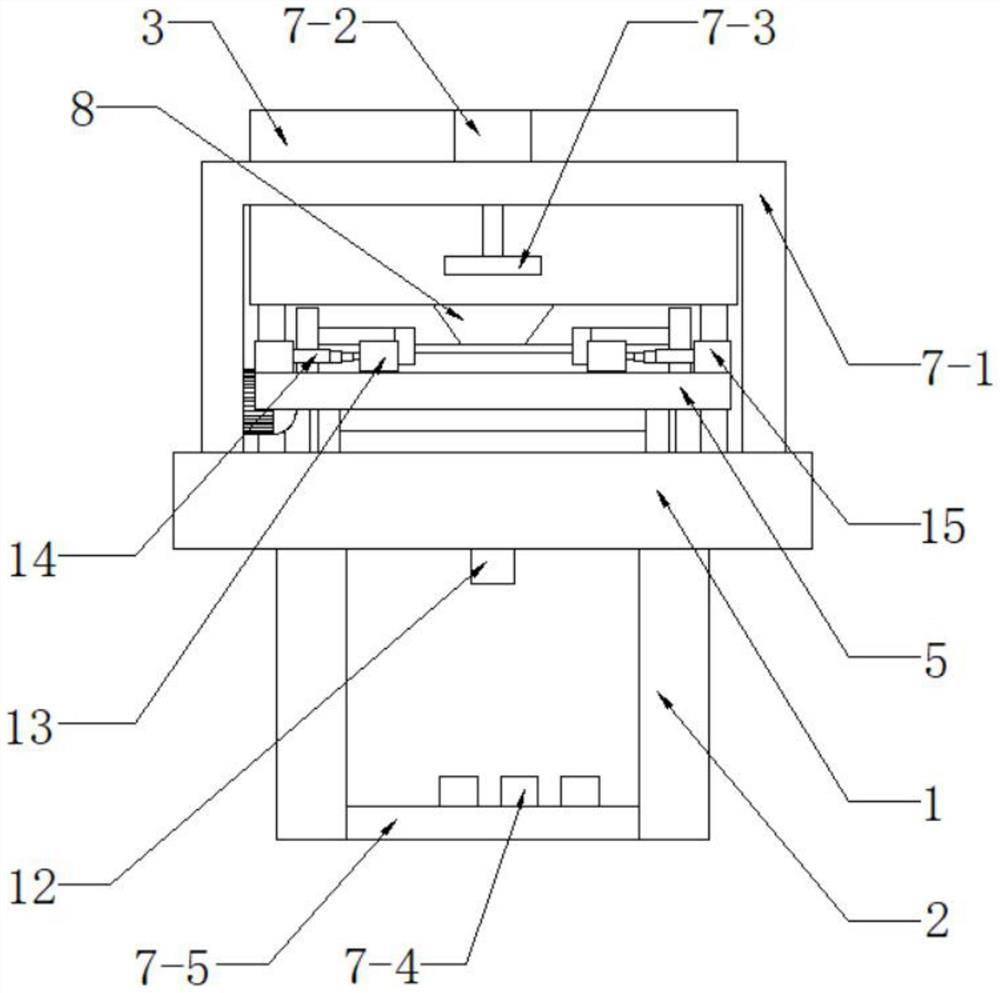 A bearing press-fitting mechanism for an automobile steering system