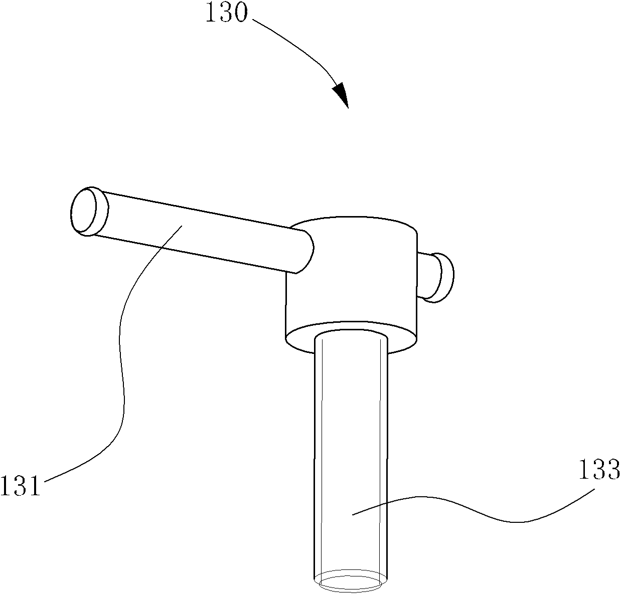 Adjusting device and projection lamp with adjusting device