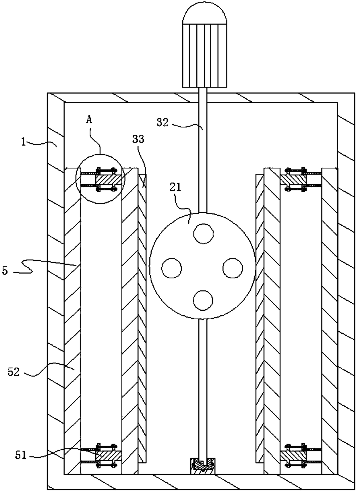 Sewage treatment equipment with low failure rate