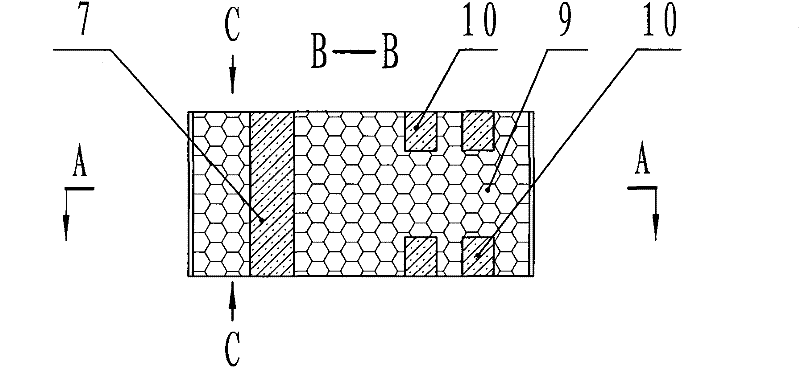 X-shaped self-heat insulating building block