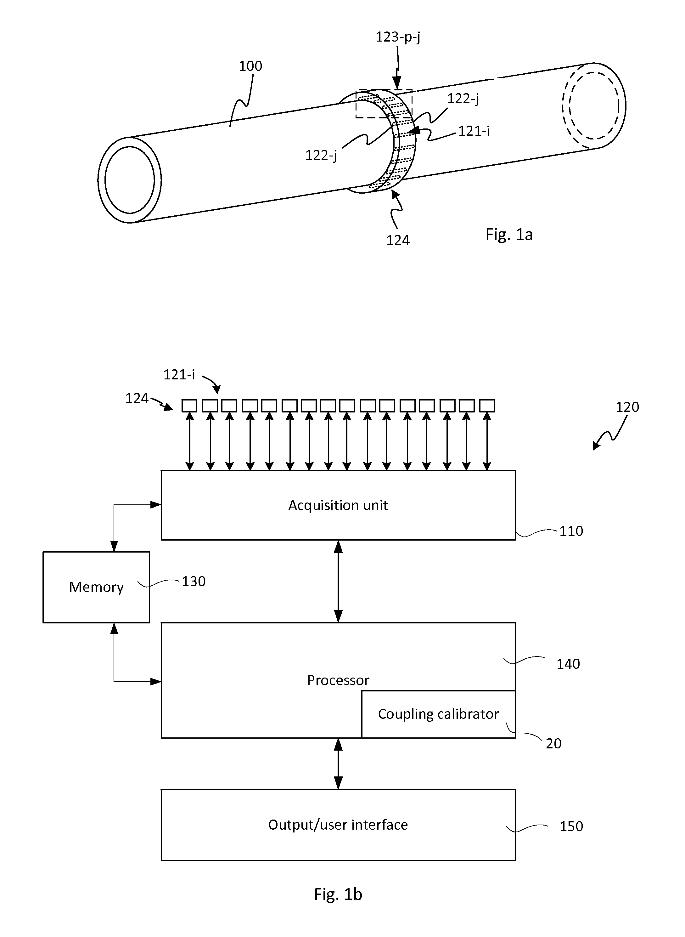 Method of conducting probe coupling calibration in a guided-wave inspection instrument