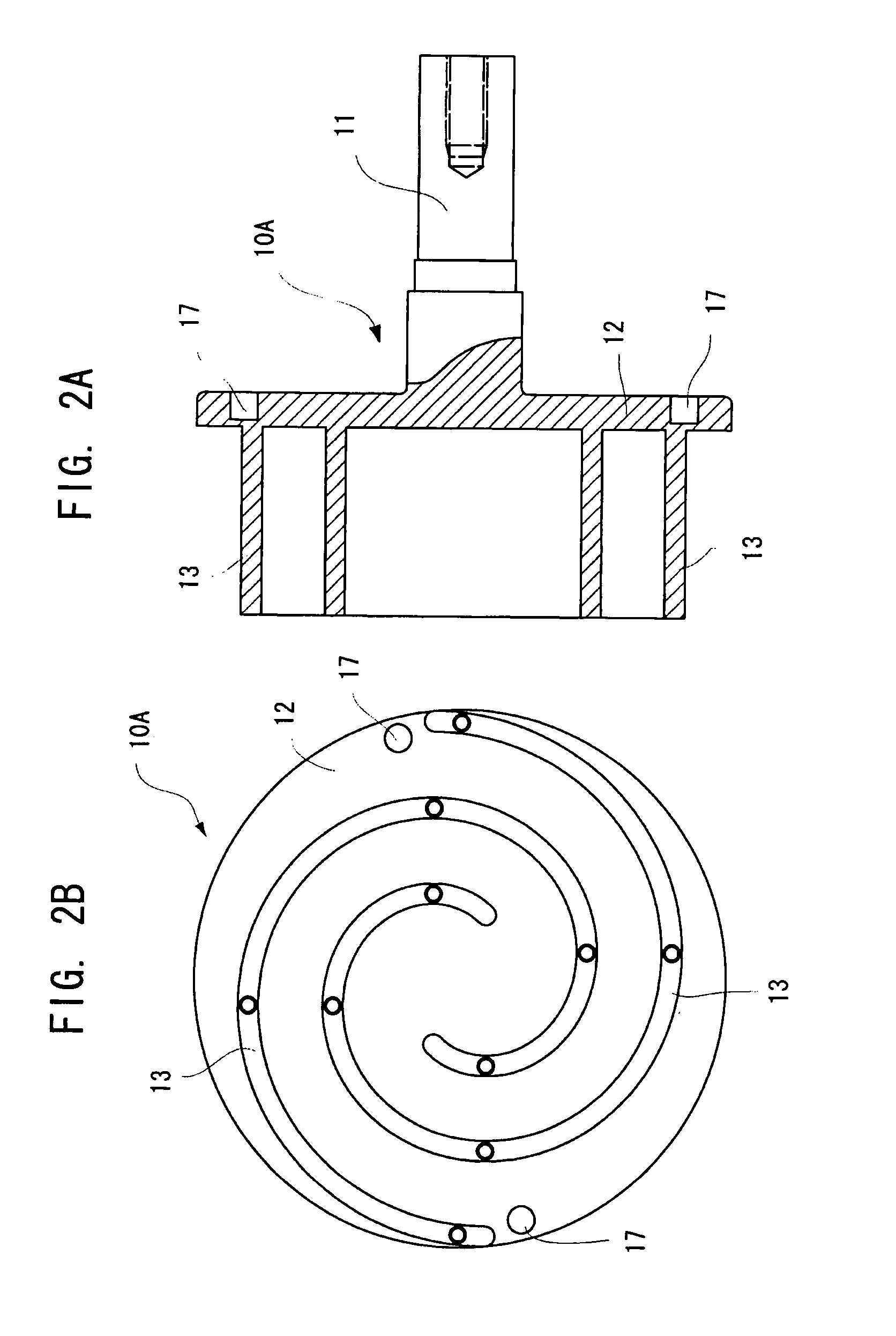 Scroll type fluid machine having a first scroll wrap unit with a scroll member and a scroll receiving member, and a second scroll wrap unit engaged with the first scroll wrap unit