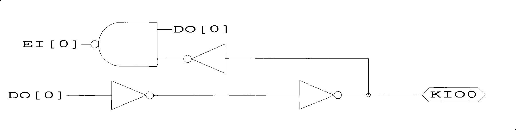 Method for scanning keyboard scanning circuit