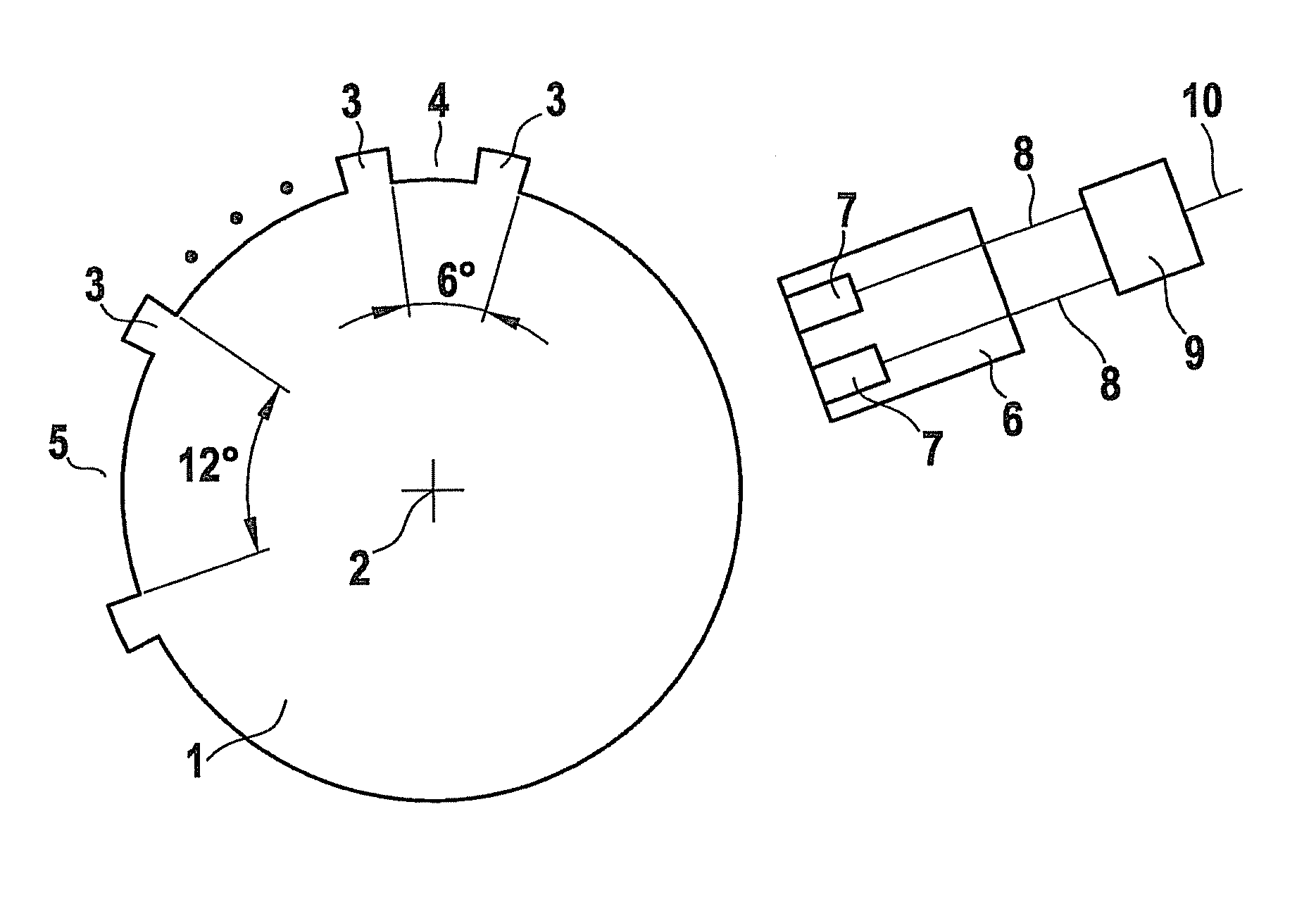 Method for incrementally ascertaining a rotation angle of a shaft