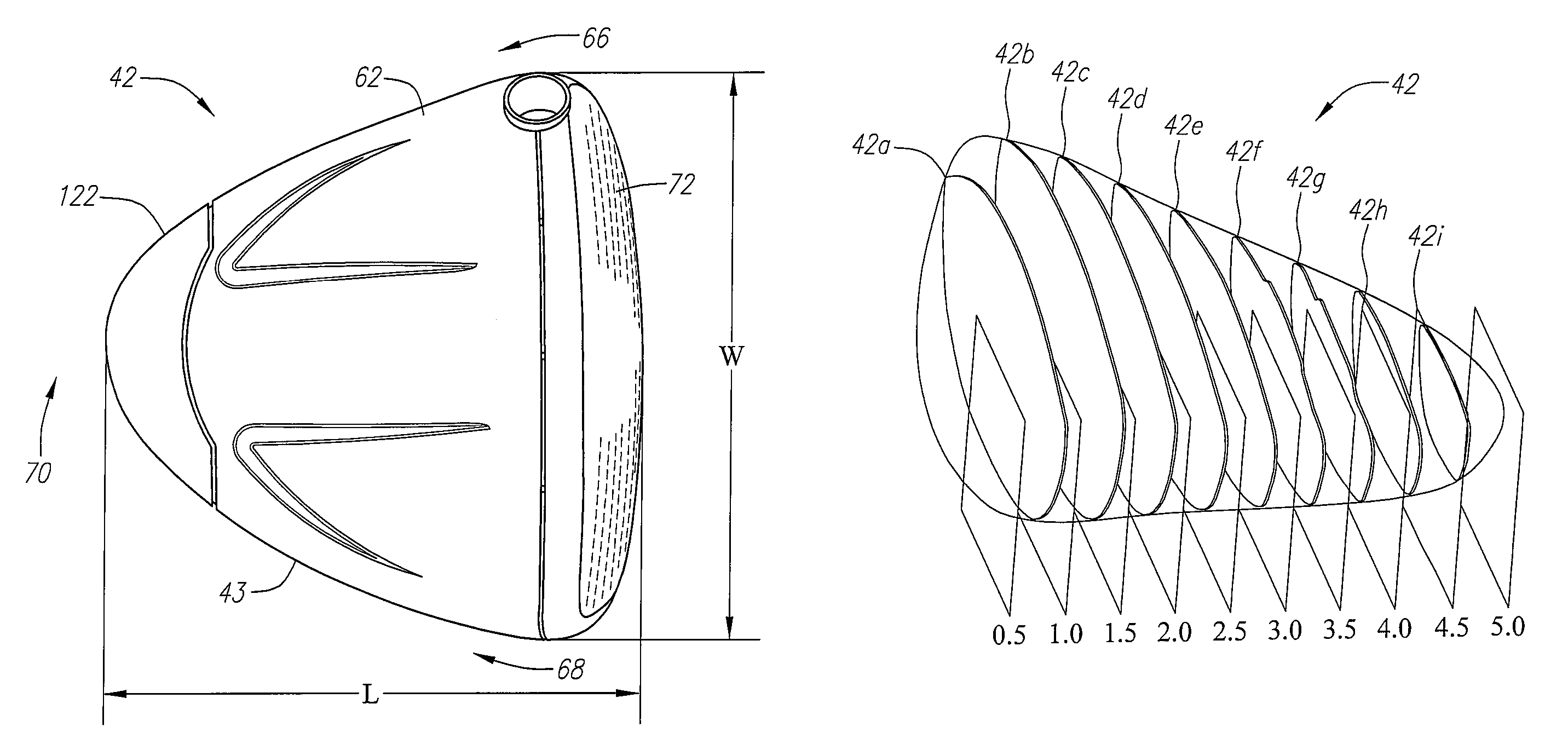 Golf club head with high moment of inertia