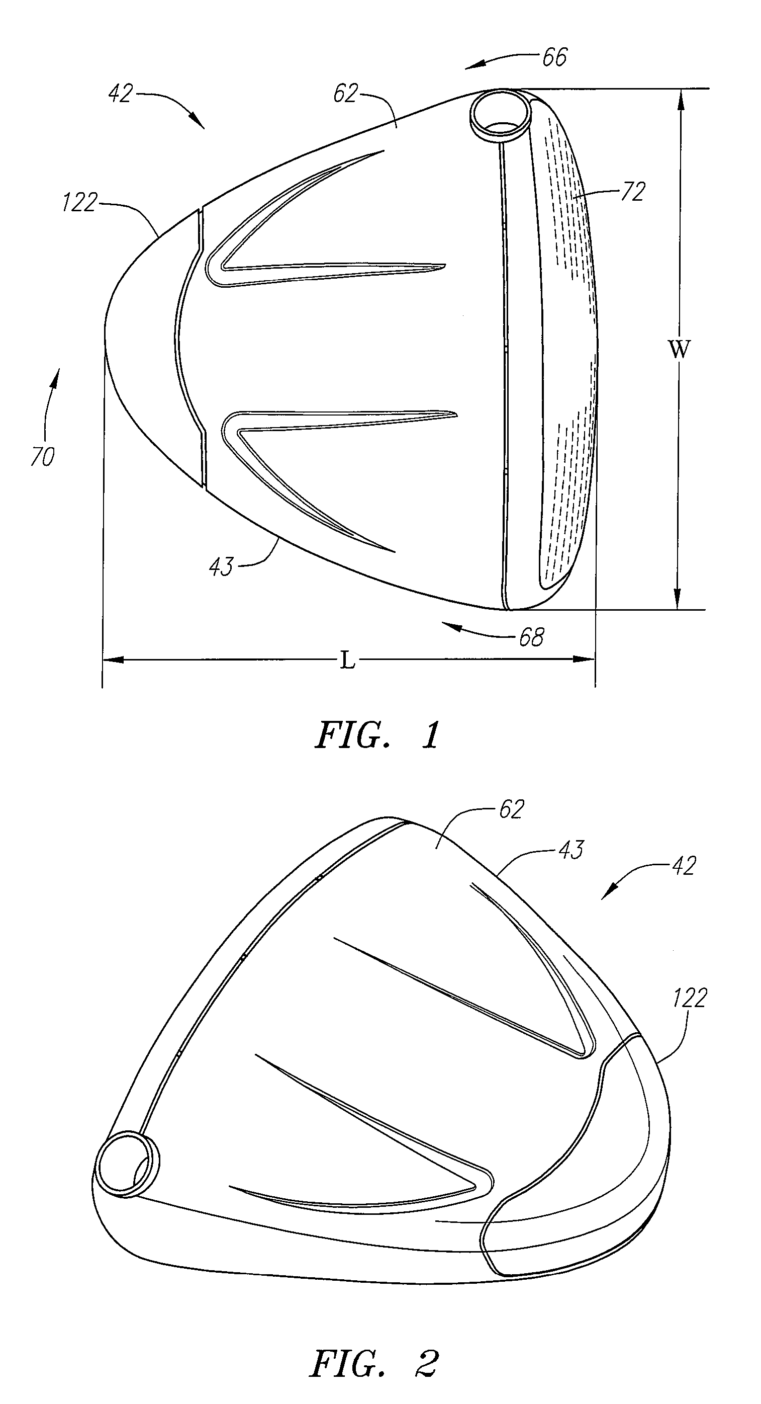 Golf club head with high moment of inertia