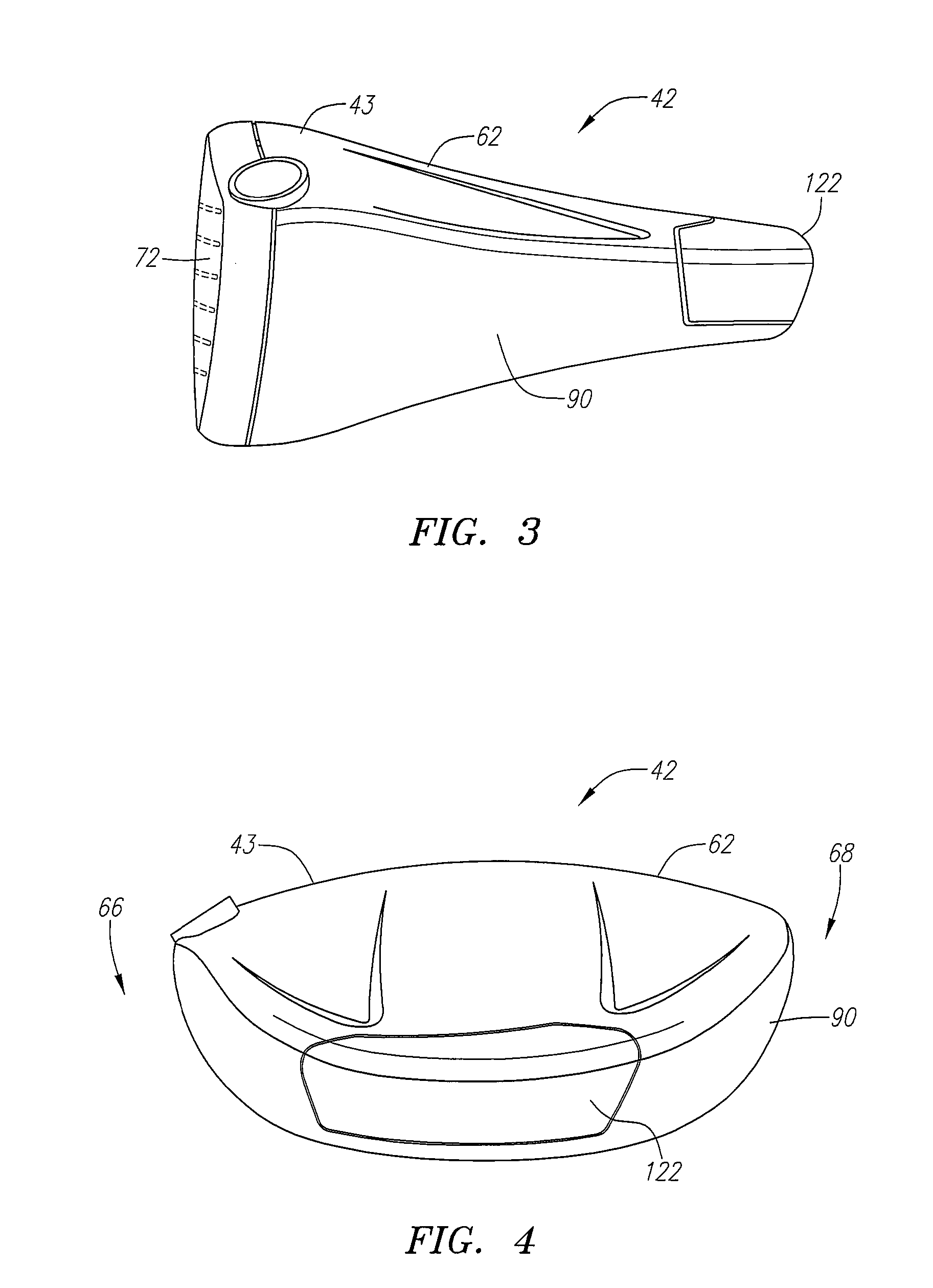 Golf club head with high moment of inertia