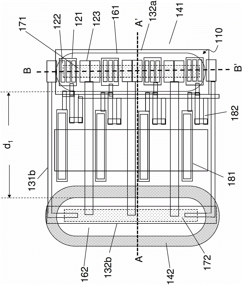 Heterojunction Bipolar Transistor Layout Structure