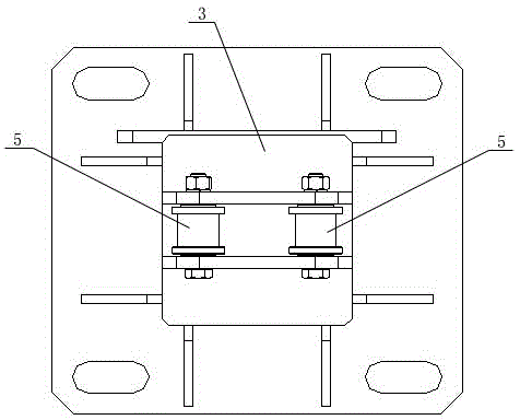 Supporting structure for solar flat single shaft tracking system